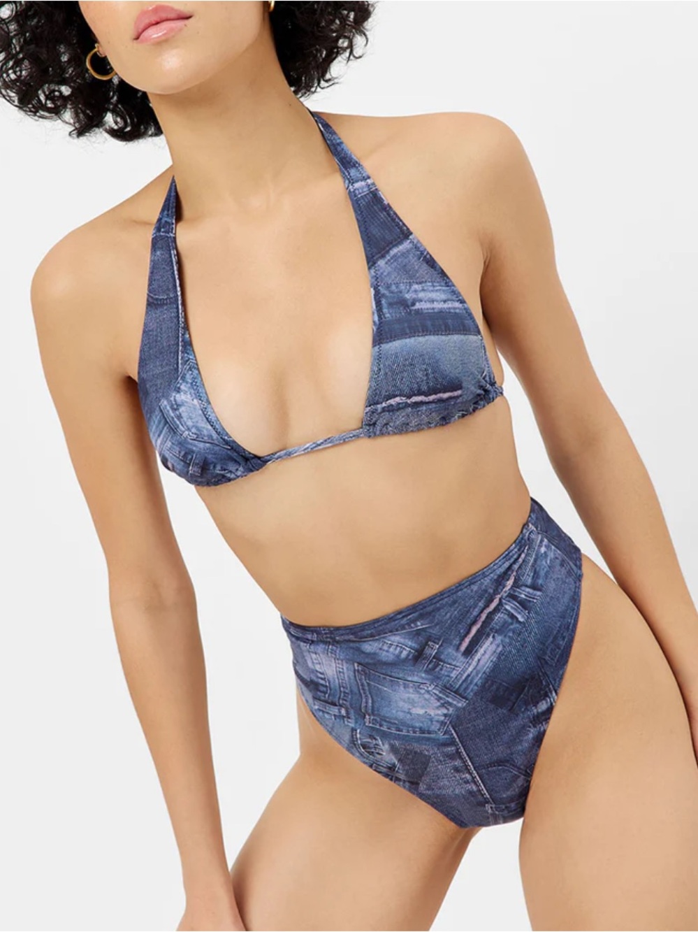 Frankie’s Bikinis Blue Denim Set